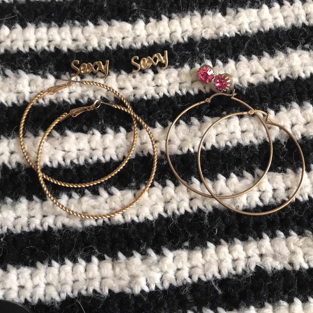 🆑 [4/$20] Gold Bundle of 4 Sets of Earrings